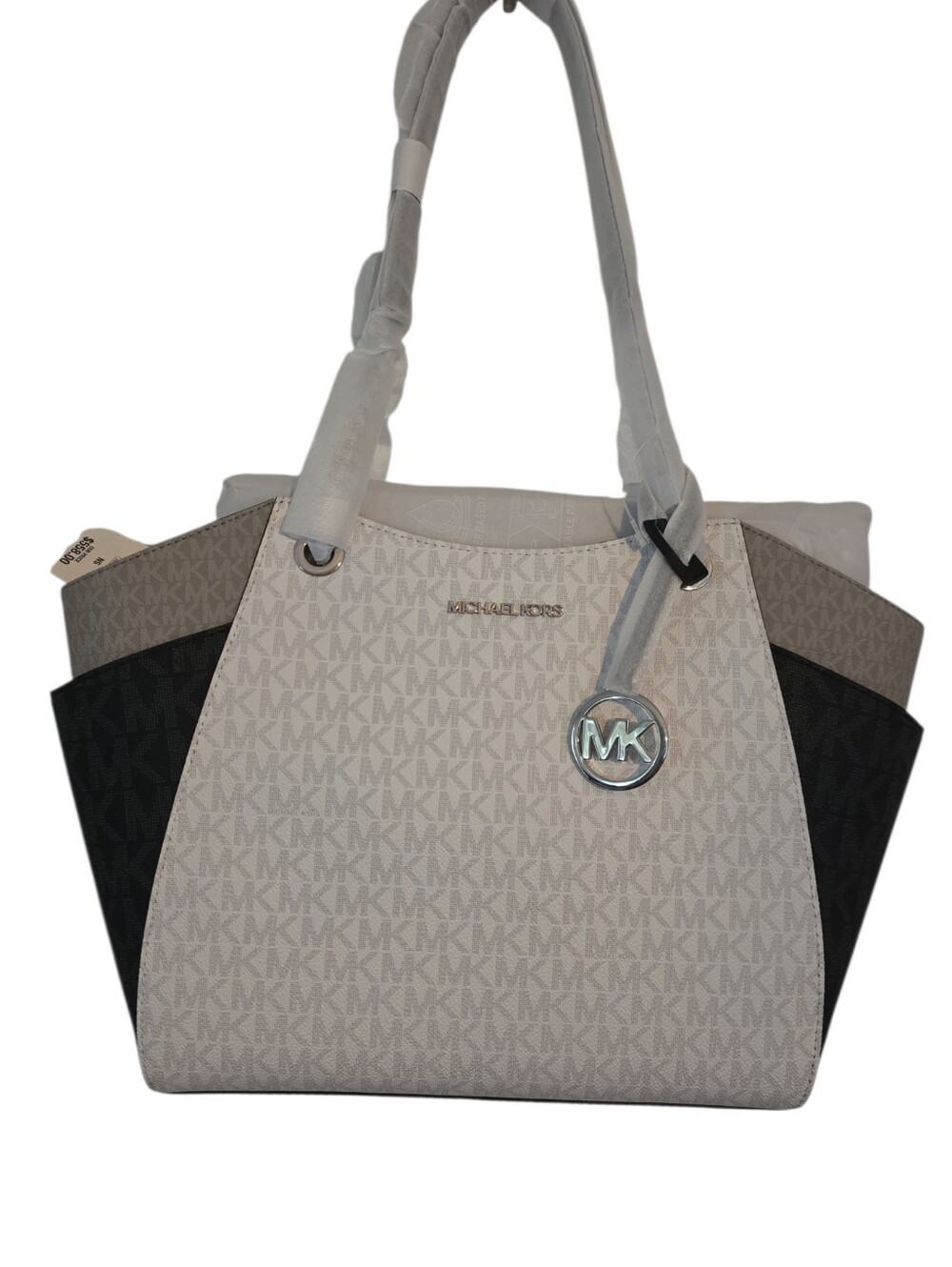 Michael Kors Color Block Signature Logo Tote - New